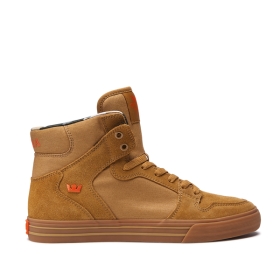 Pánské Kotníkové Boty Supra VAIDER Tan/Lt Gum | CZ-81482